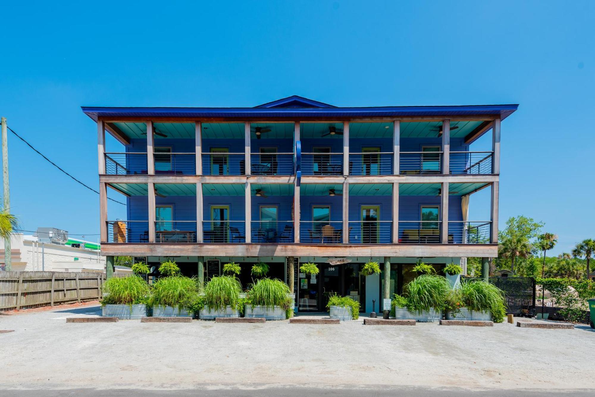 Folly Vacation Perfect Purple Palace Apt C Folly Beach Exterior foto